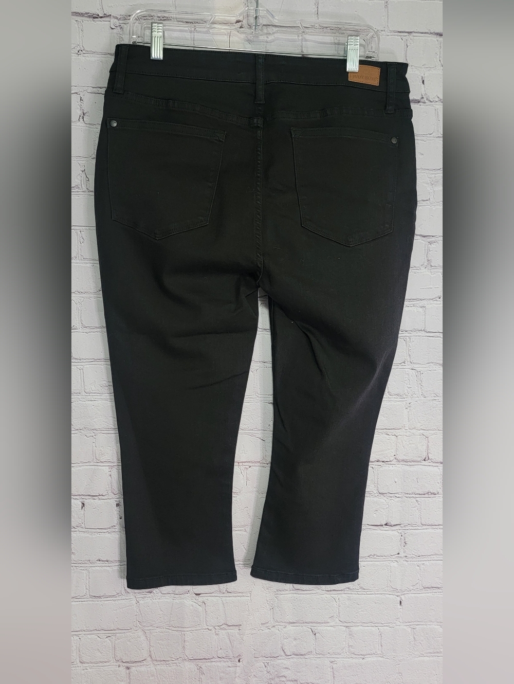 Judy Blue Black Mid-Rise Skinny Capri Jeans 13|31 - Picture 2 of 4